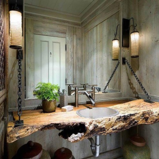 reclaimed-wood-bathroom-countertop