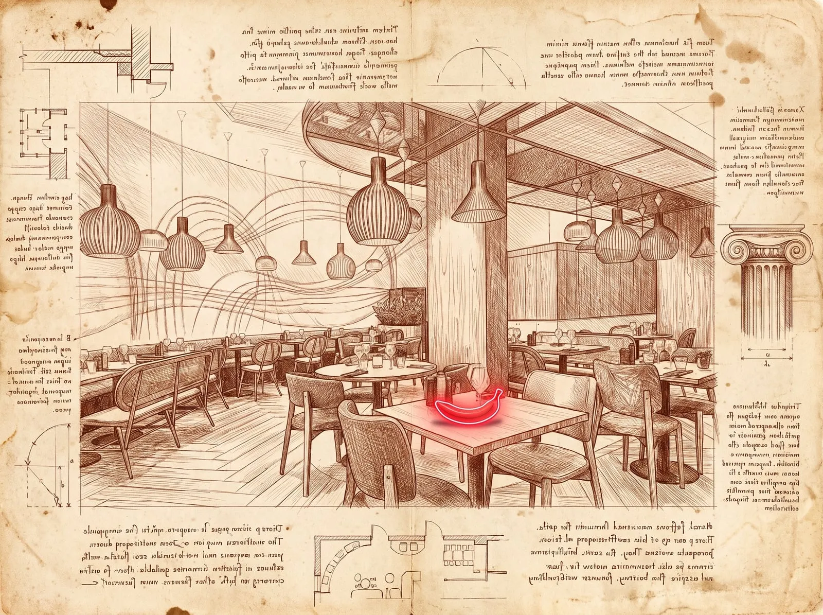 Ordre ionique — étude d'atelier Novotel Arenas, Nice