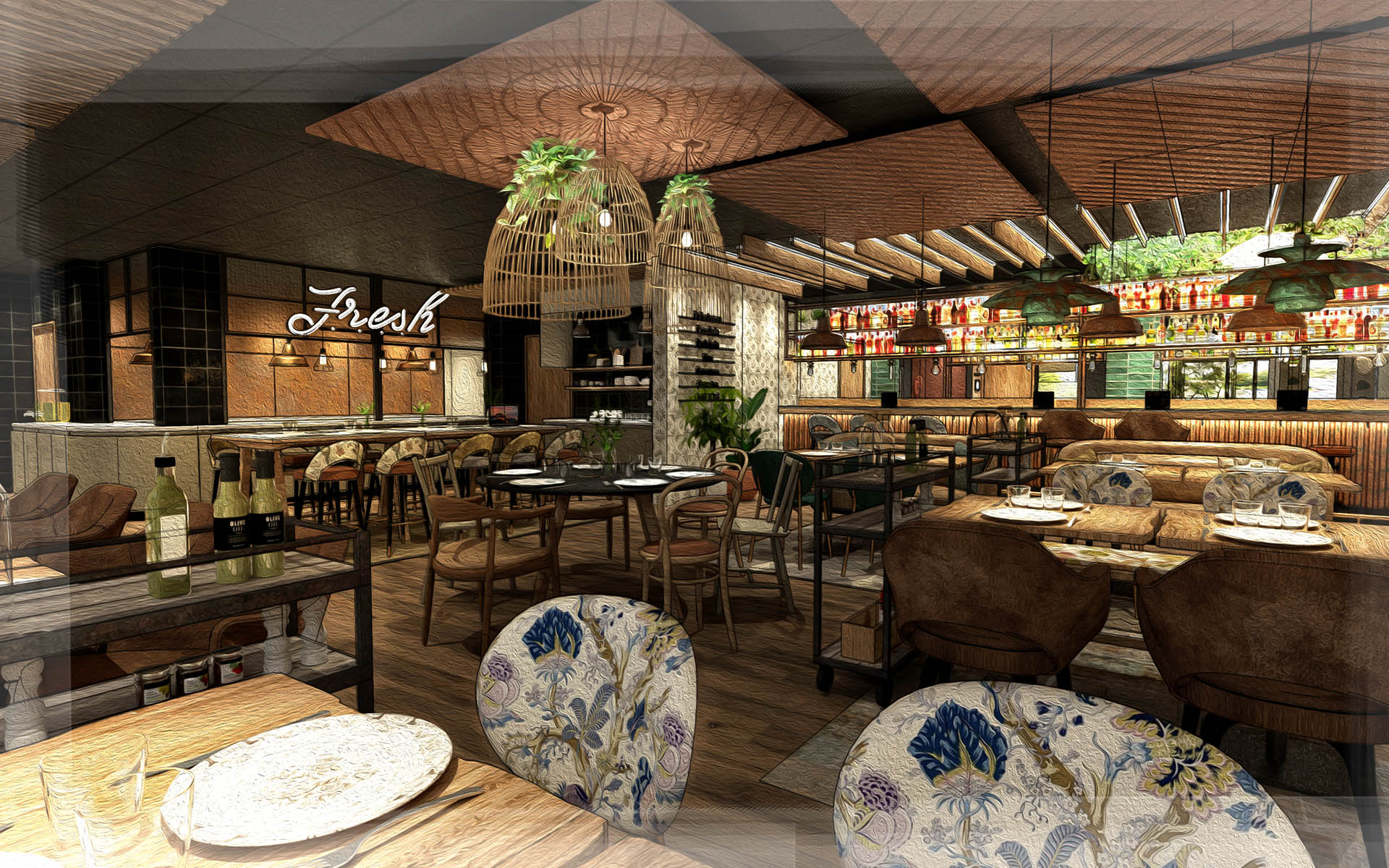 Novotel Valence Sud - Red Banana Studio, concepteur d'intérieur